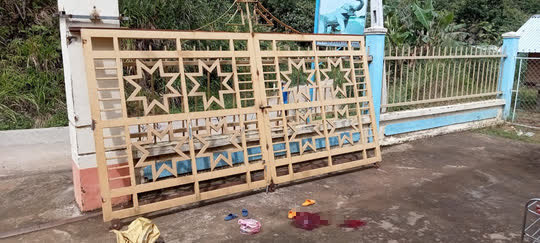 Quảng Nam: Cổng trường sập đè chết 1 trẻ mầm non, 1 bị thương - Ảnh 1.