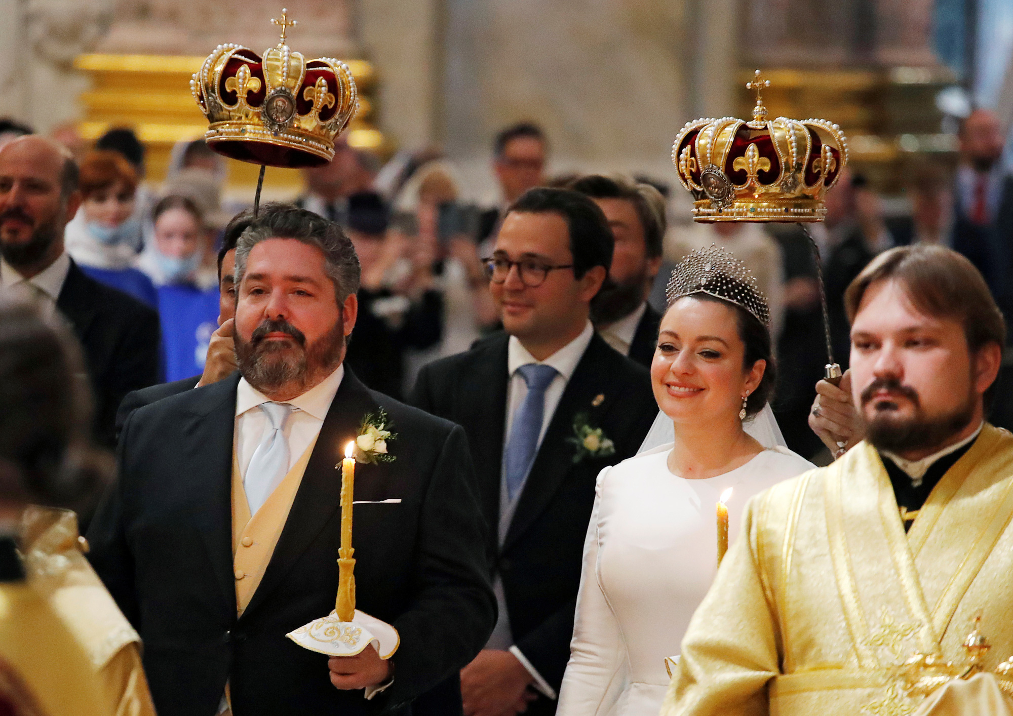 Cận cảnh đám cưới hoàng gia Nga đầu tiên sau hơn 100 năm - Ảnh 3.
