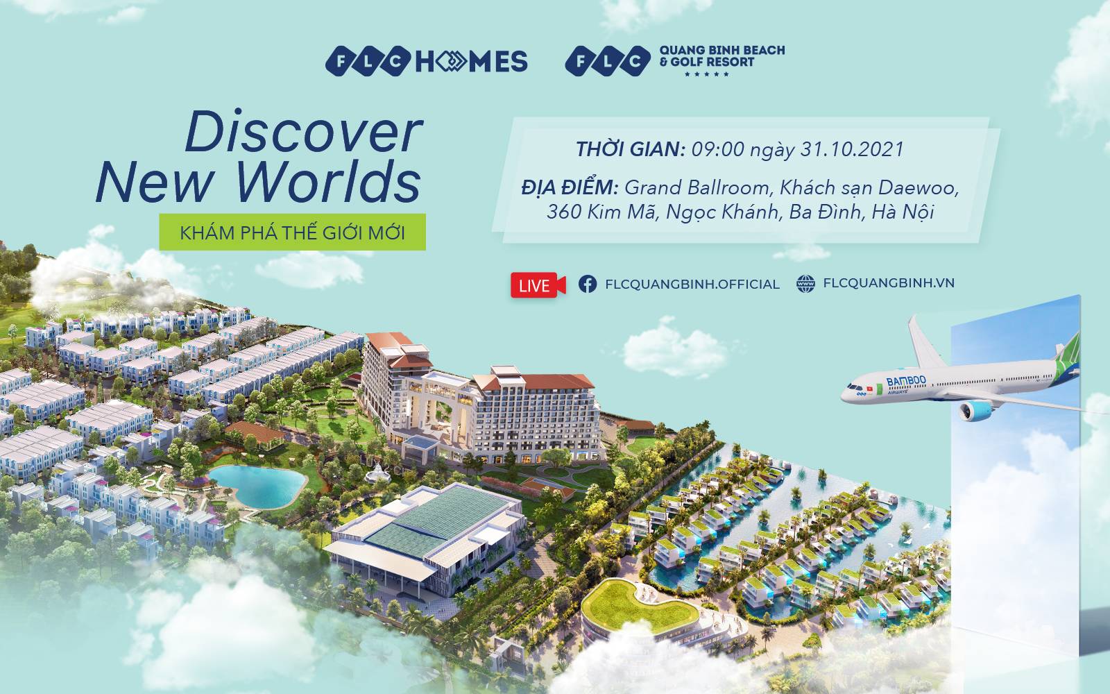 Thêm trải nghiệm, bùng cảm xúc với sự kiện "Discover New Worlds" tại FLC Quảng Bình