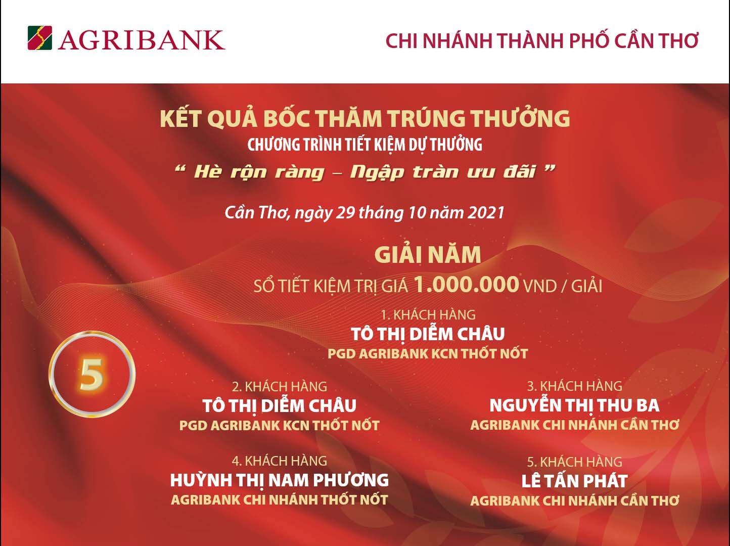 Nữ khách hàng trúng xe SH từ chương trình tiết kiệm của Agribank Cần Thơ - Ảnh 9.