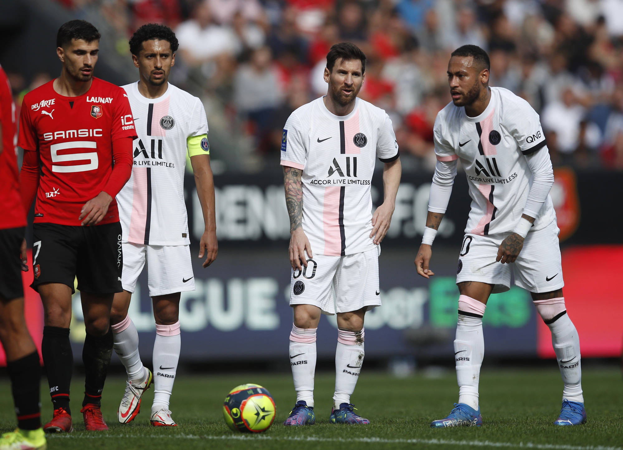 Bộ Ba Messi - Neymar - Mbappe "tịt Ngòi", PSG Thua Trận đầu ở Ligue 1