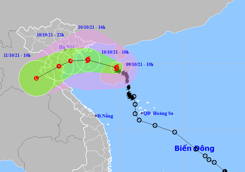 Sau bão số 7 có thêm 2 cơn bão liên tiếp vào biển Đông, bắc Bộ và Bắc Trung Bộ mưa dồn dập - Ảnh 1.