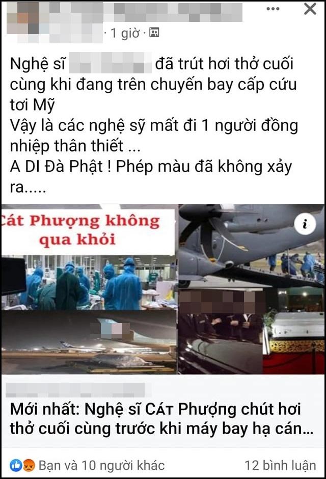 Cát Phượng đáp trả tin đồn vừa qua đời - Ảnh 3.