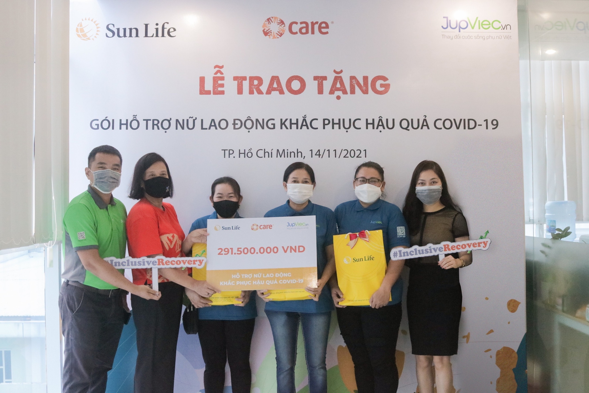 Sun Life Việt Nam triển khai gói hỗ trợ trị giá gần 300 triệu đồng cho lao động giúp việc