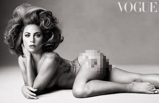 Lady Gaga khỏa thân táo bạo trên tạp chí - Ảnh 1.