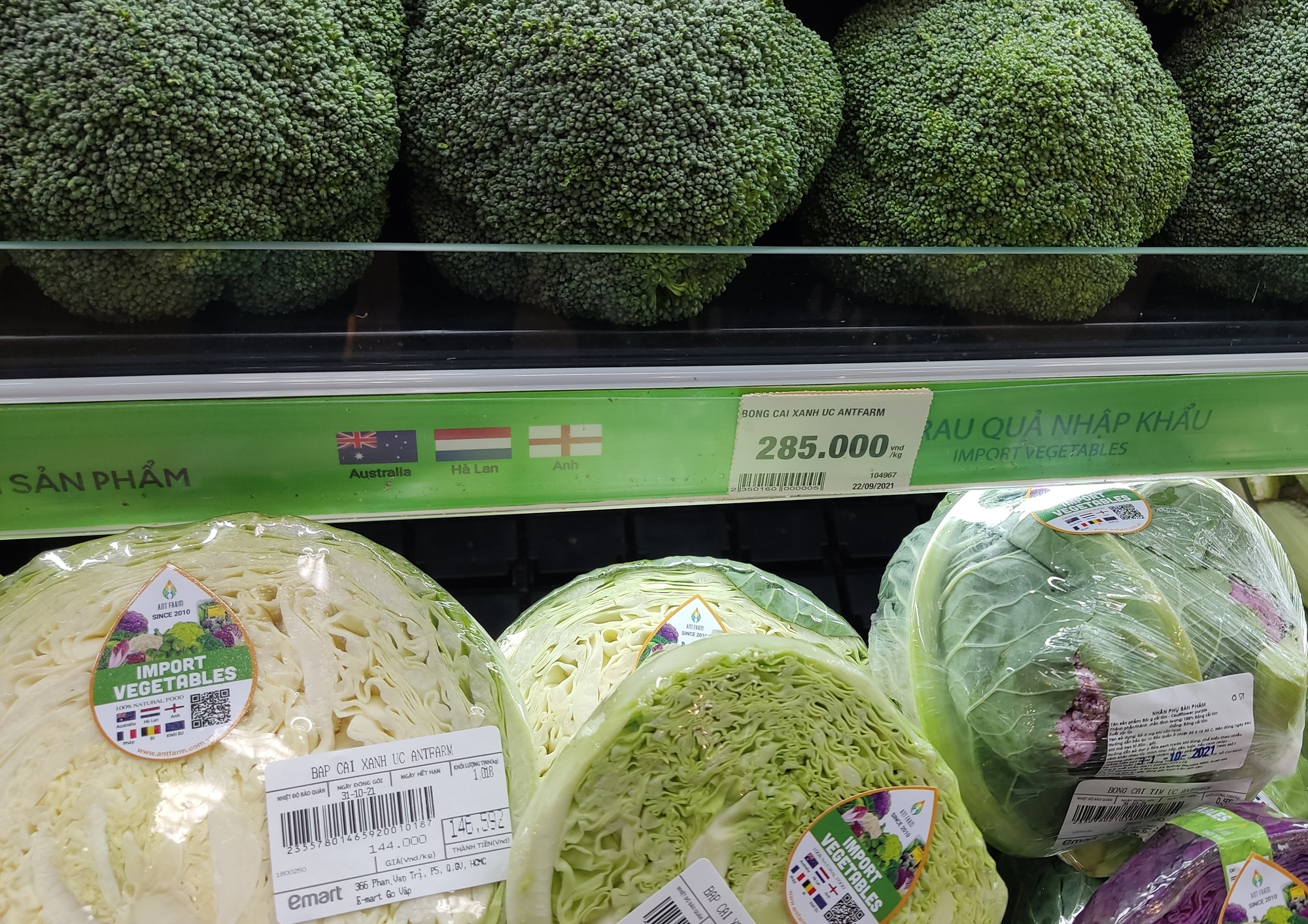 “Sốc” với rau nhập khẩu giá gần 1 triệu đồng/kg - Ảnh 3. “Sốc” với rau nhập khẩu giá gần 1 triệu đồng/kg - Ảnh 3.