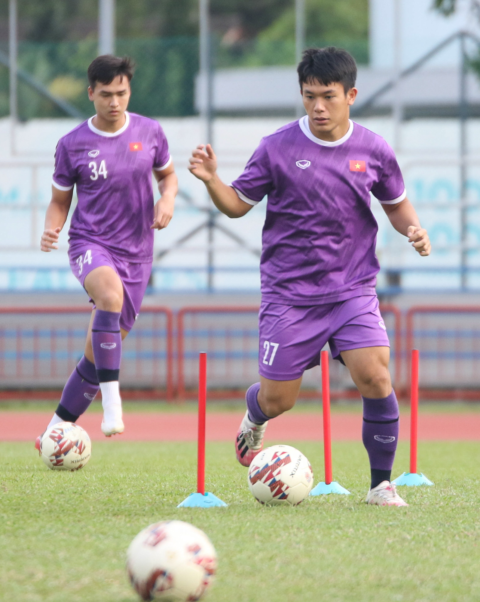 CLIP: HLV Park Hang-seo và các tuyển thủ sẵn sàng cho trận gặp Thái Lan ở bán kết AFF Cup 2020 - Ảnh 10.