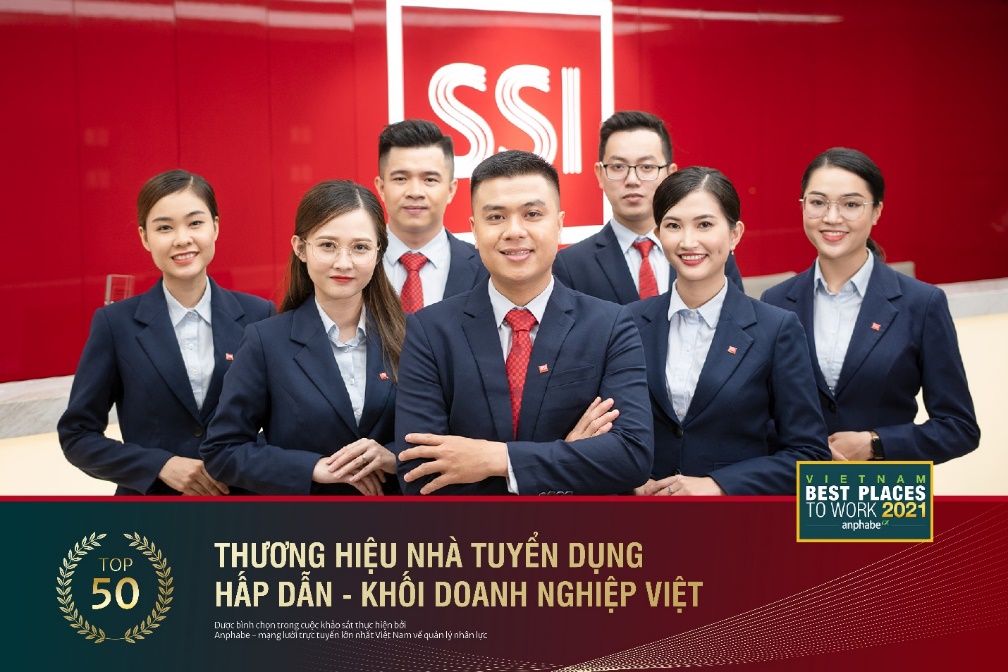 CTCP Chứng khoán SSI nhận 3 giải thưởng nơi làm việc tốt nhất