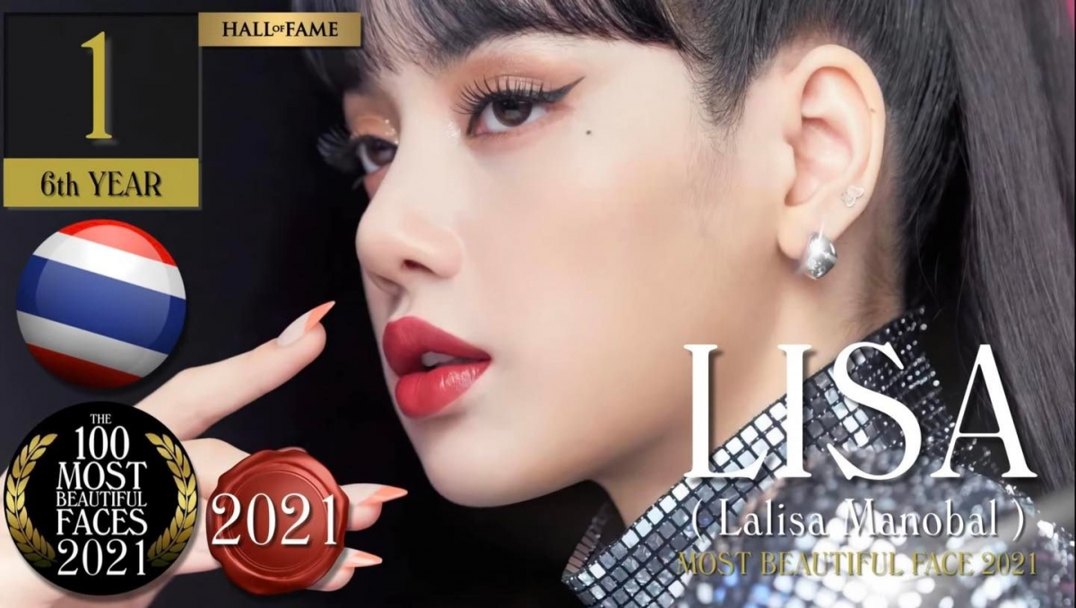 Lisa “Blackpink” là “Gương mặt đẹp nhất thế giới” 2021 - Báo Người ...