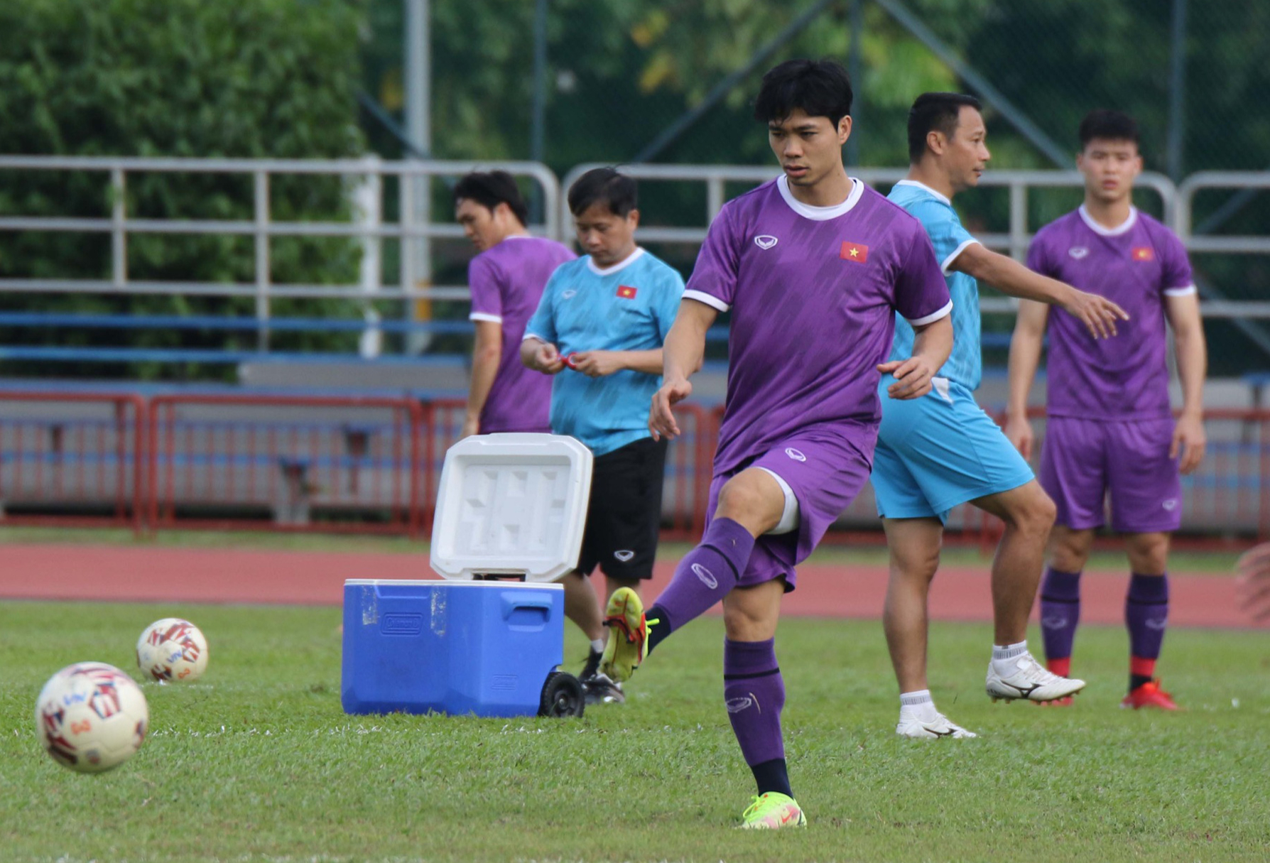 Công Phượng hào hứng khi ghi bàn vào lưới tuyển Lào - Ảnh 1.