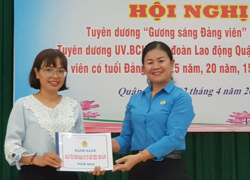 Tuyên dương 87 gương sáng đảng viên - Ảnh 1.