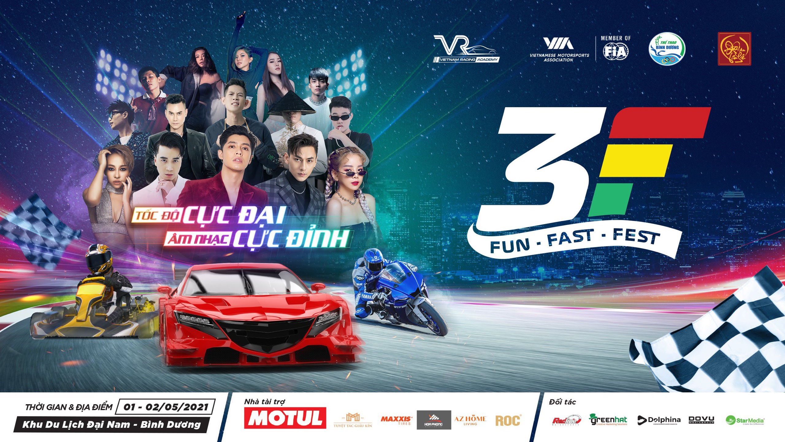 Fun Fast Fest - Đại lễ hội đua xe tốc độ, âm nhạc và giải trí lần đầu có mặt tại Việt Nam - Ảnh 1.