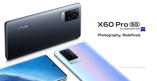 Smartphone X60 Pro 5G, camera ZEISS chống rung - Ảnh 1.