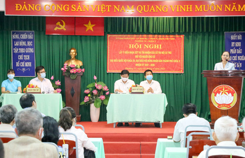 100% cử tri nơi cư trú đồng ý giới thiệu bà Nguyễn Thị Lệ ứng cử đại biểu Quốc hội - Ảnh 1.