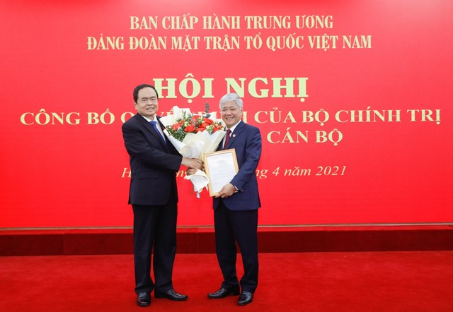 Bộ Chính trị chỉ định ông Đỗ Văn Chiến giữ chức Bí thư Đảng đoàn MTTQ Việt Nam - Ảnh 1.