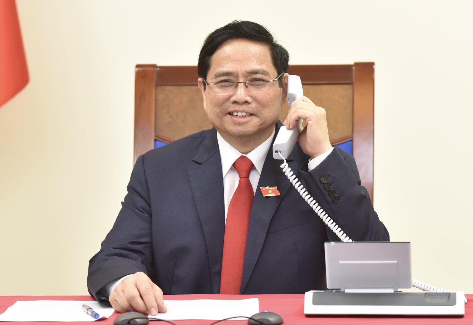 Tân Thủ tướng Phạm Minh Chính điện đàm với Thủ tướng Lào, Campuchia - Ảnh 3. Tân Thủ tướng Phạm Minh Chính điện đàm với Thủ tướng Lào, Campuchia - Ảnh 3.