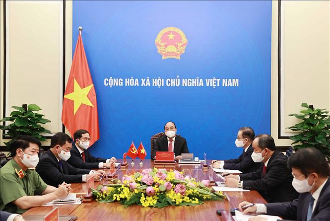 Chủ tịch nước Nguyễn Xuân Phúc mời Tổng Bí thư, Chủ tịch Trung Quốc Tập Cận Bình thăm Việt Nam - Ảnh 1.