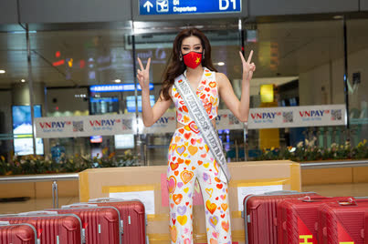 Hoa hậu Khánh Vân lên đường sang Mỹ chinh phục Miss Universe - Ảnh 3.