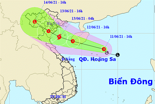 Áp thấp nhiệt đới khả năng mạnh lên thành bão, hướng vào Bắc Bộ - Ảnh 1.