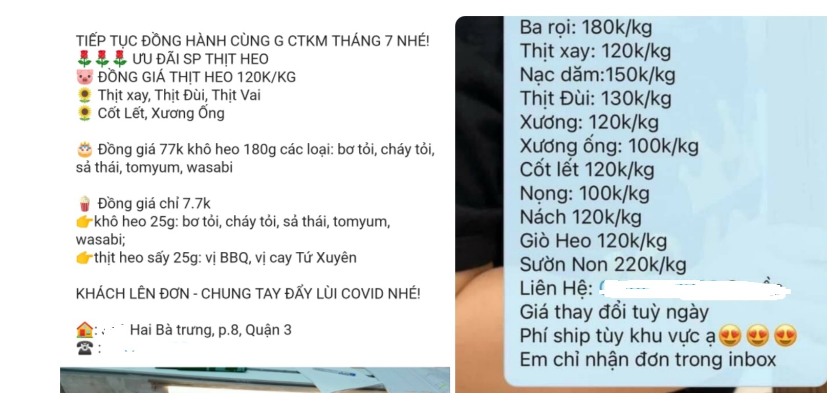 Thịt heo combo đồng giá 120.000 – 130.000 đồng/kg đắt hàng - Ảnh 4.