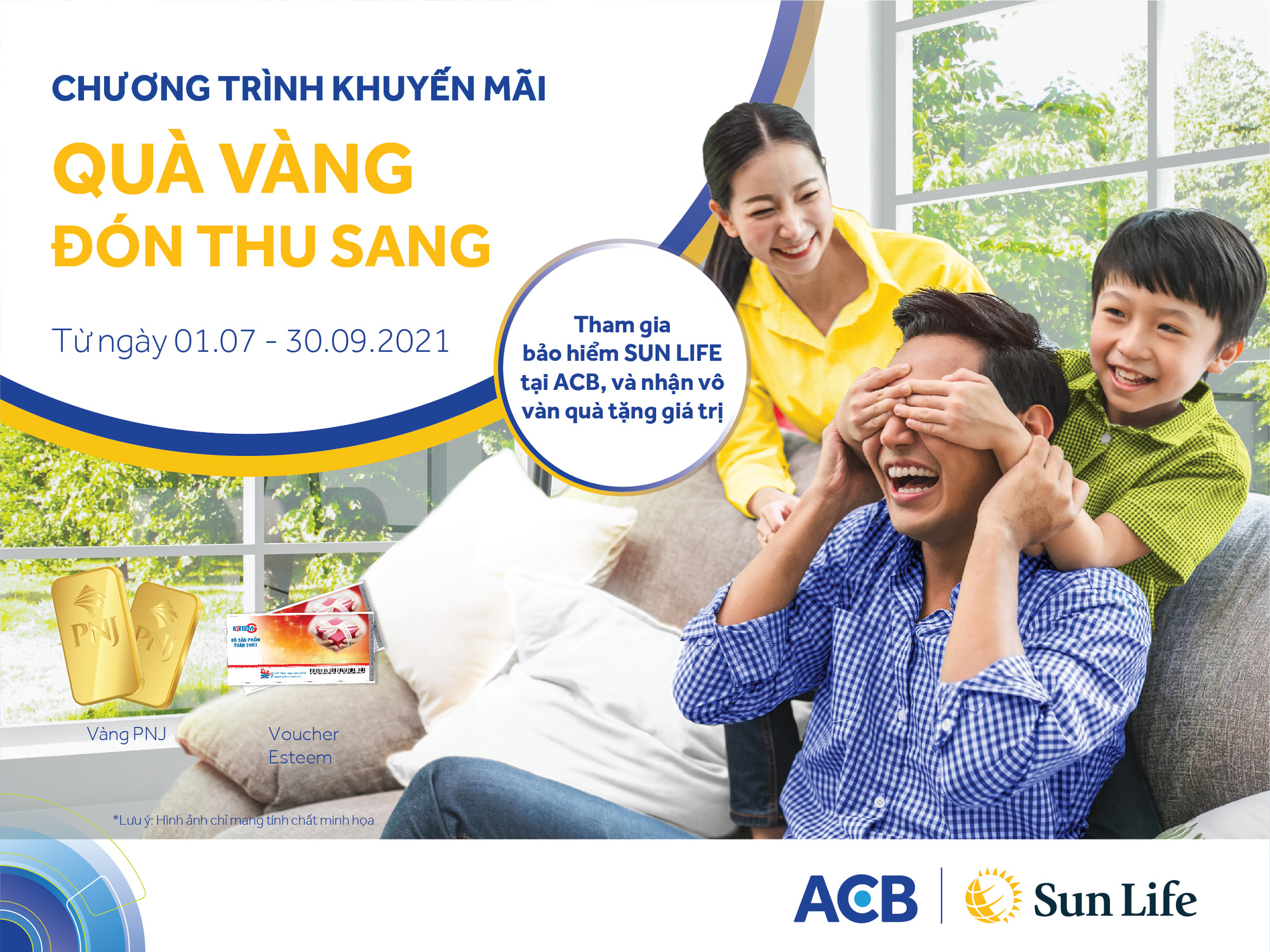 "Quà vàng đón thu sang" cùng Sun Life Việt Nam và ACB