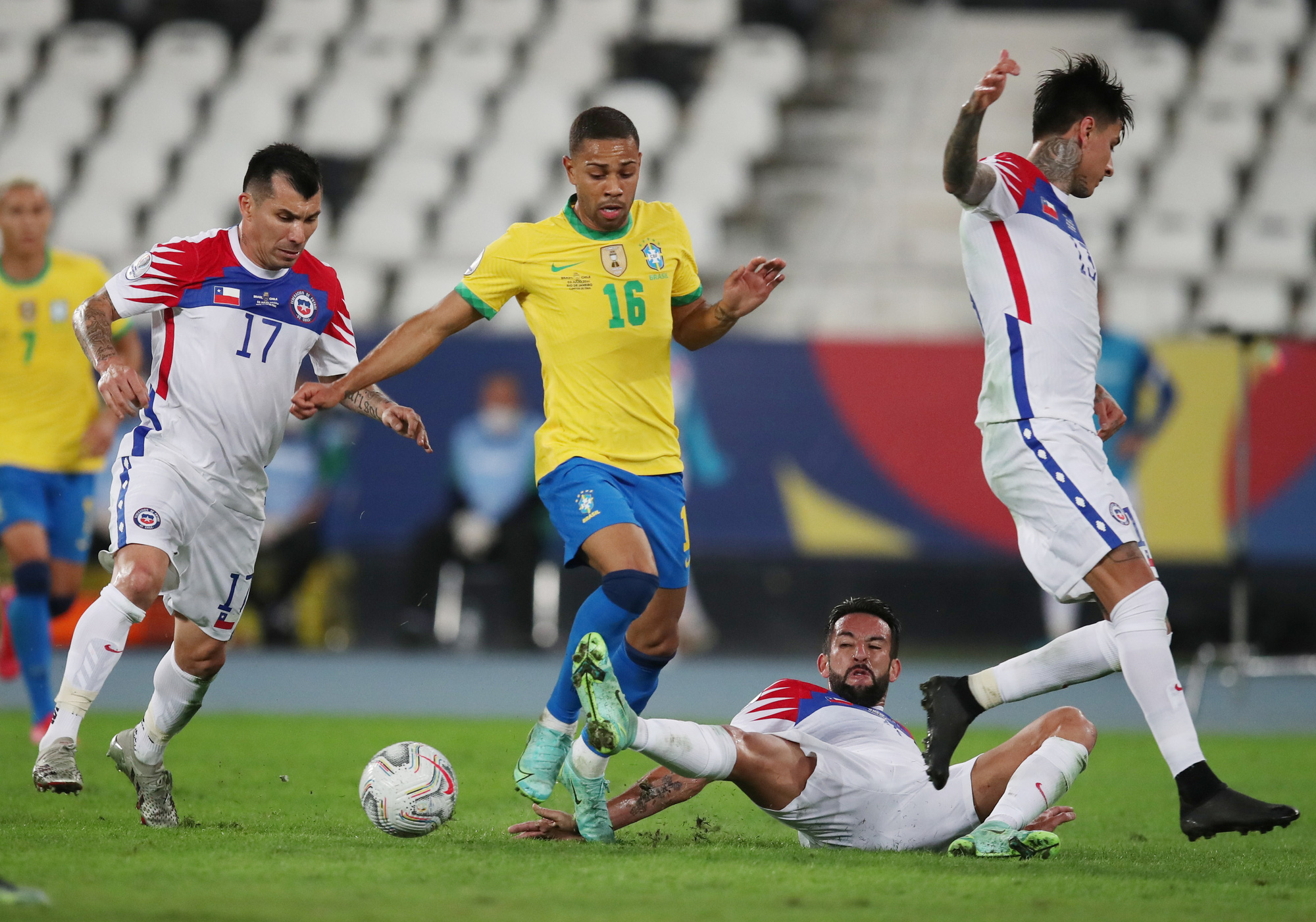 Brazil nhọc nhằn vào bán kết Copa America 2021 - Ảnh 4.
