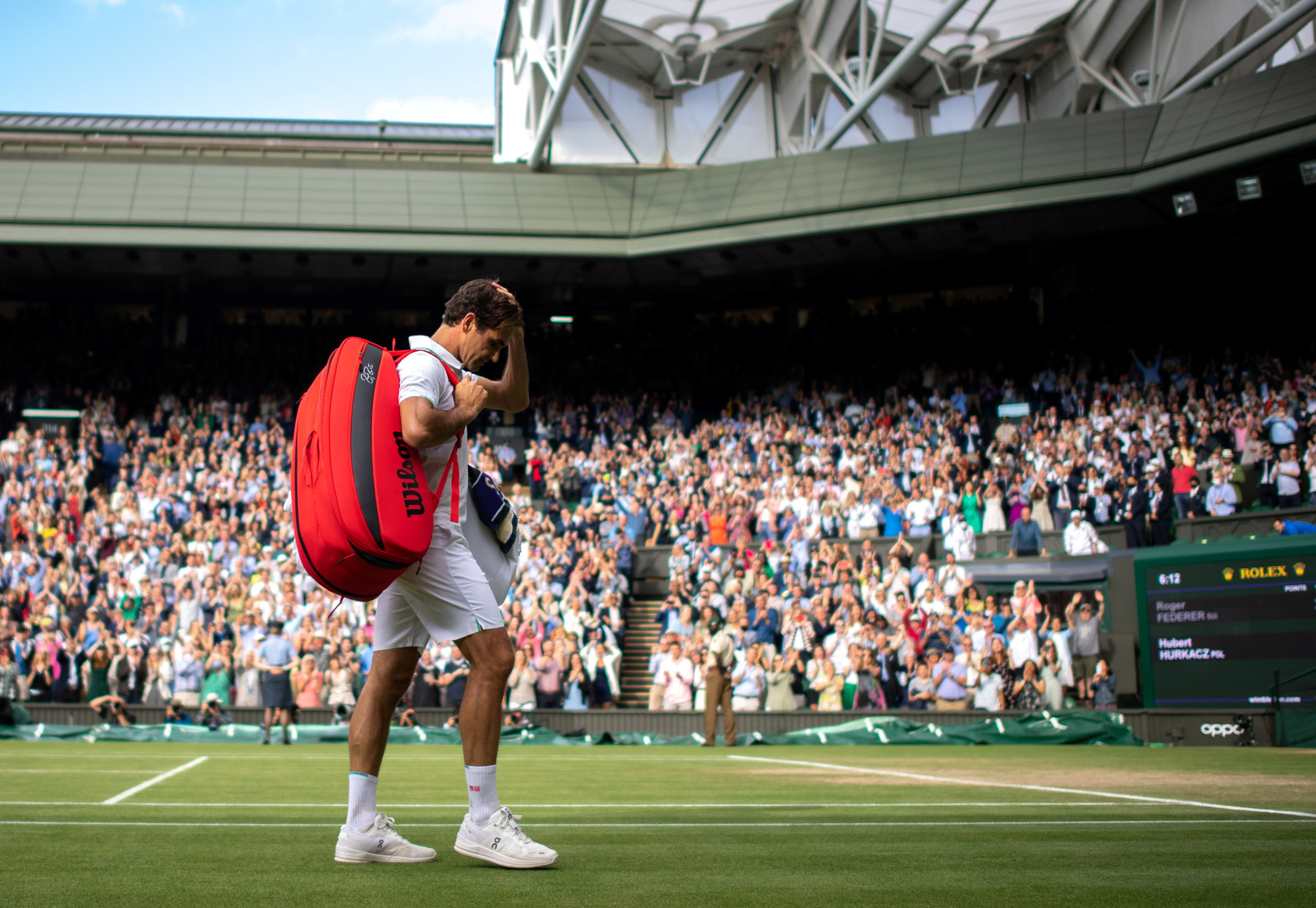 Roger Federer thua thảm tại Wimbledon 2021 - Ảnh 8.