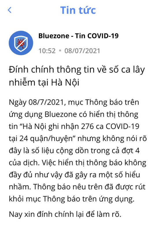 Sự thật thông tin Hà Nội ghi nhận 276 ca Covid-19 - Ảnh 2.