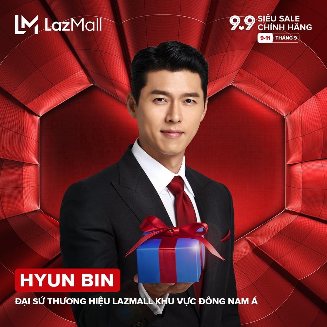 Lazada công bố đại sứ khu vực đầu tiên của Lazmall, ngôi sao Hàn Quốc Hyun Bin