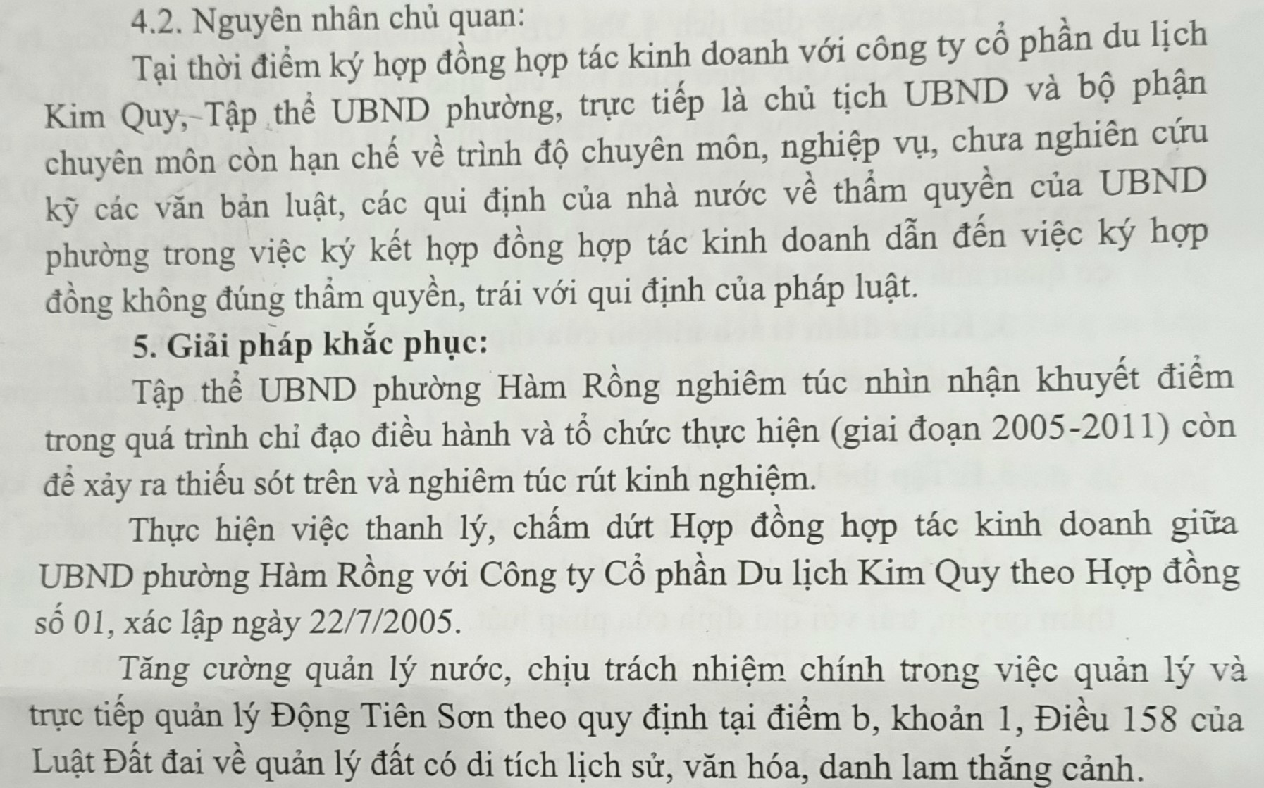 Vụ lình xình ở danh thắng Hàm Rồng: Do trình độ chuyên môn còn hạn chế - Ảnh 2.