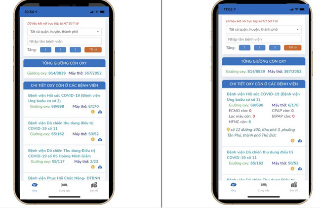 TP HCM triển khai ứng dụng hỗ trợ tìm giường Oxy cho F0 - Ảnh 1.