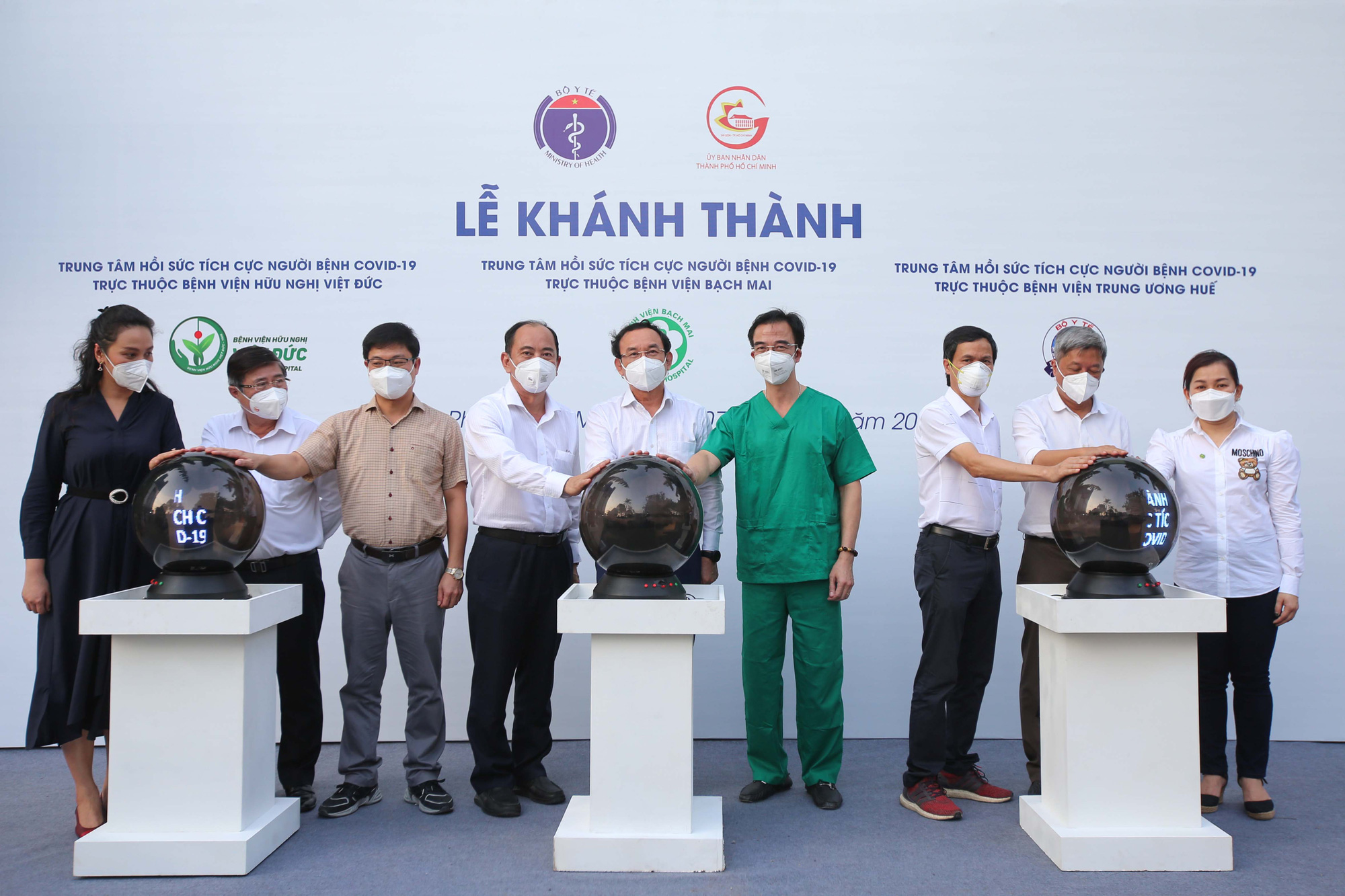 Khánh thành 3 trung tâm hồi sức bệnh nhân Covid-19 tại TP HCM - Ảnh 1.