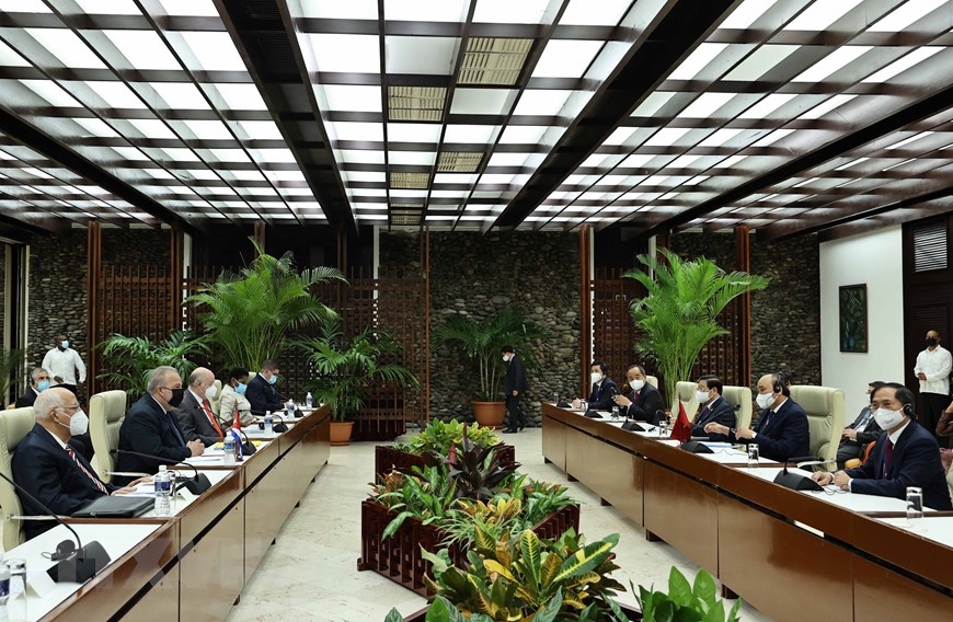 Chủ tịch nước cảm ơn Cuba sẵn sàng hợp tác sản xuất vắc-xin Abdala với Việt Nam - Ảnh 1.