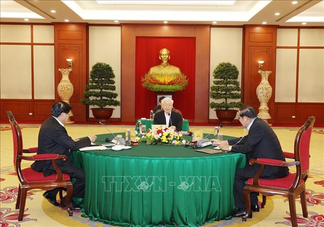 Cuộc gặp cấp cao Việt Nam - Campuchia - Lào - Ảnh 4.
