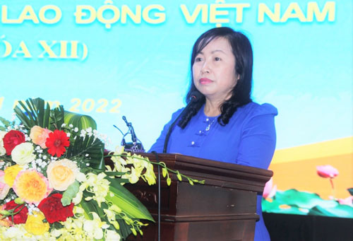 Bà Thái Thu Xương giữ chức Phó Chủ tịch Tổng LĐLĐ Việt Nam - Ảnh 1.