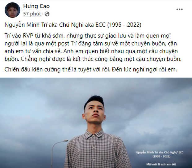 Rapper Việt 27 tuổi qua đời vì ung thư - Ảnh 1.