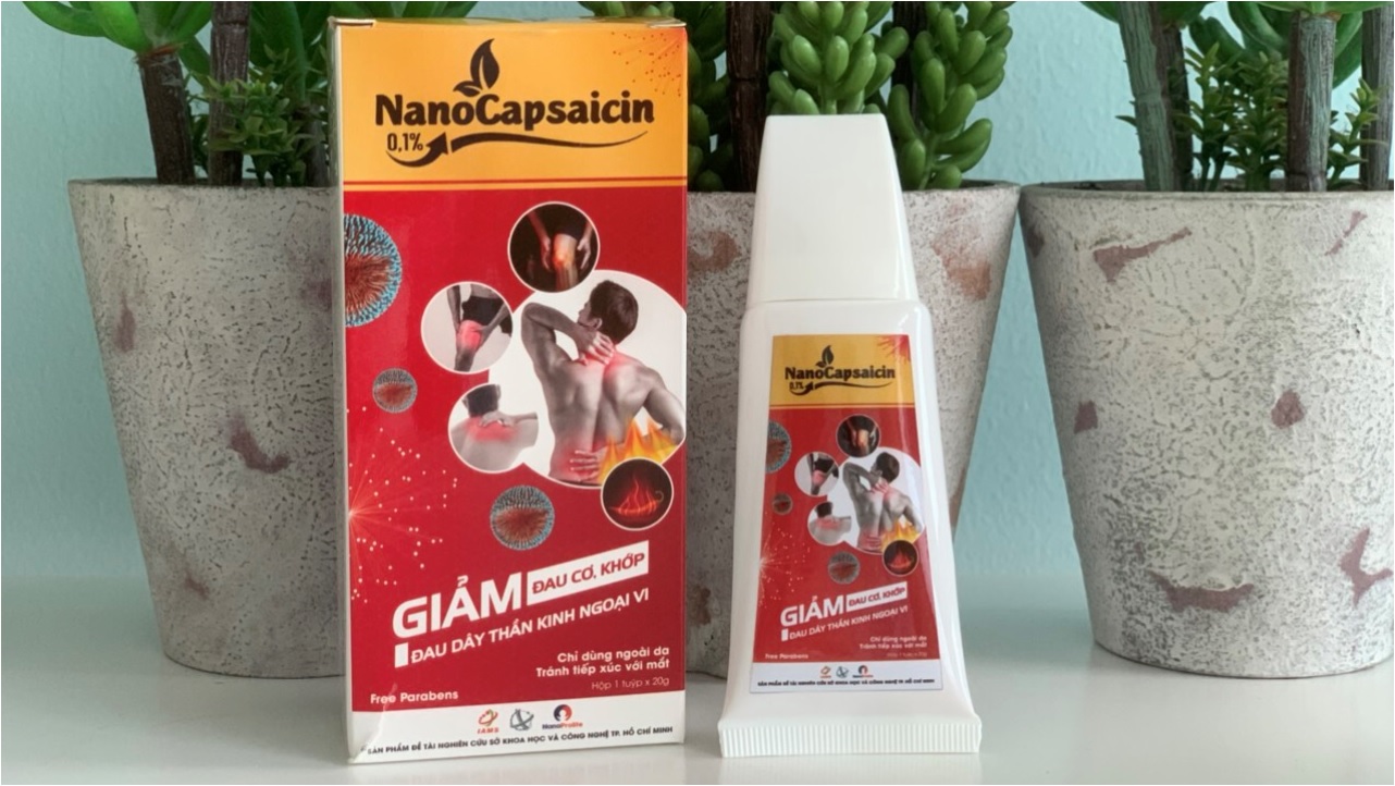 Gel giảm đau từ trái ớt - Ảnh 1. Gel giảm đau từ trái ớt - Ảnh 1.