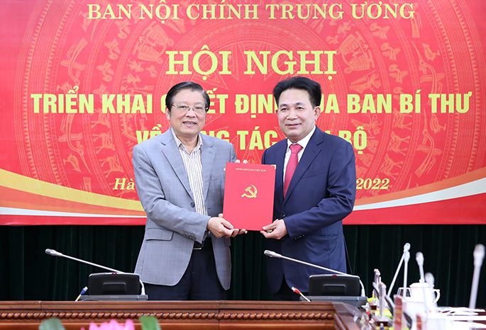 Ban Bí thư bổ nhiệm tân Phó Ban Nội chính Trung ương - Ảnh 1.