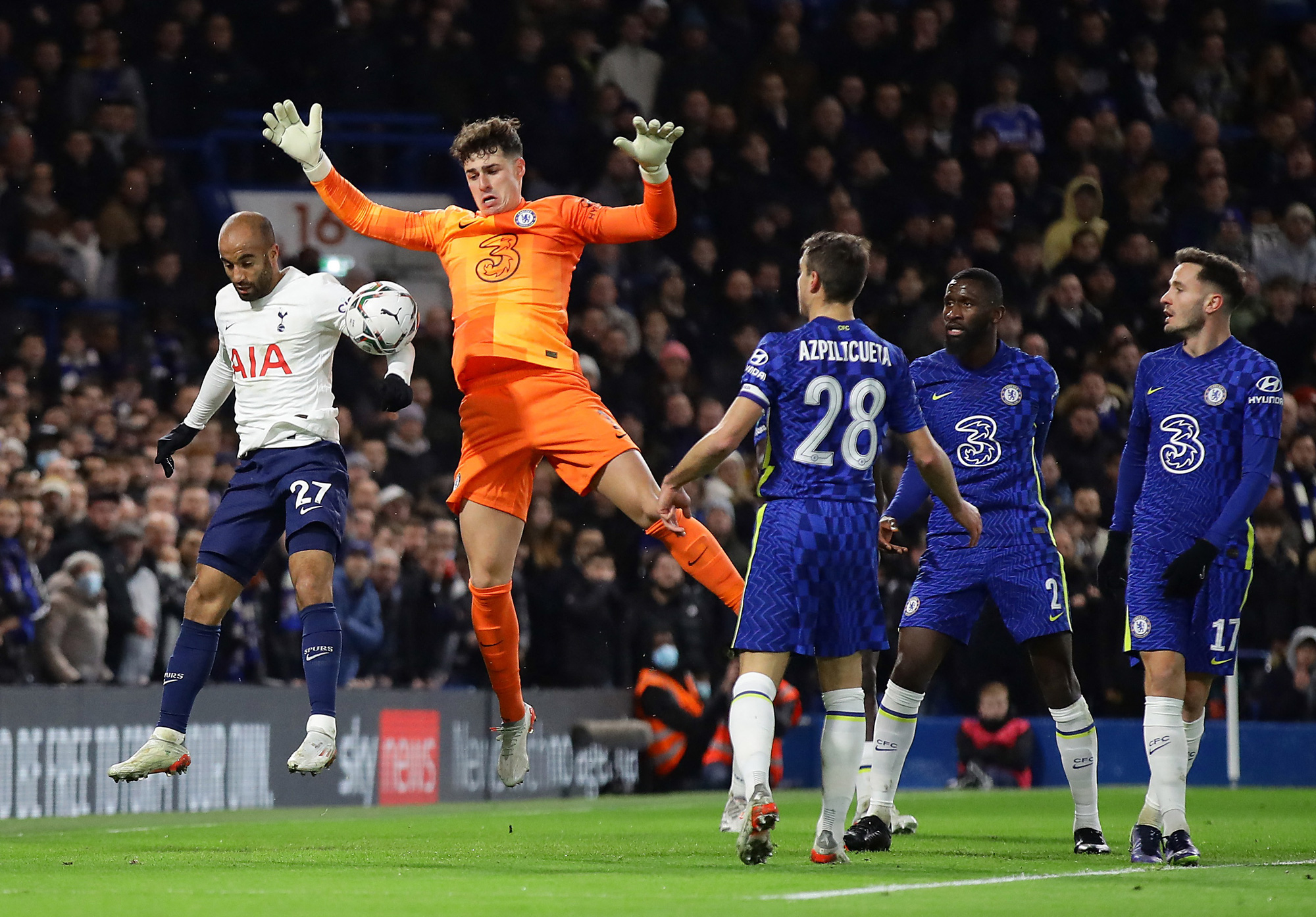 Tottenham thua thảm, Chelsea cầm chắc vé chung kết League Cup - Ảnh 5.