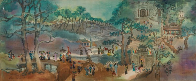 Chiêm ngưỡng bộ sưu tập tranh của họa sĩ Hà Nội thế hệ Mỹ thuật Đông Dương - Ảnh 6.