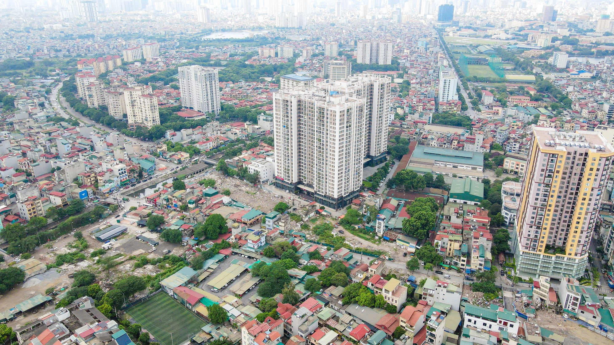 Cận cảnh vị trí xây dựng hầm chui thứ 5 tại Hà Nội - Ảnh 6. Cận cảnh vị trí xây dựng hầm chui thứ 5 tại Hà Nội - Ảnh 6.