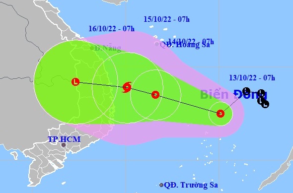 Áp thấp nhiệt đới khả năng mạnh lên thành bão hướng vào từ Quảng Trị - Phú Yên - Ảnh 1.