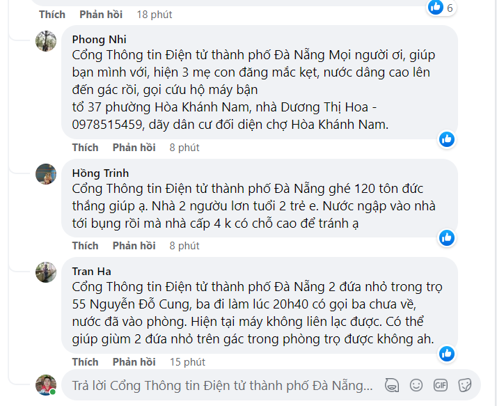 Cận cảnh ngập kinh hoàng ở Đà Nẵng, nhiều người nhờ giúp khẩn  - Ảnh 2.