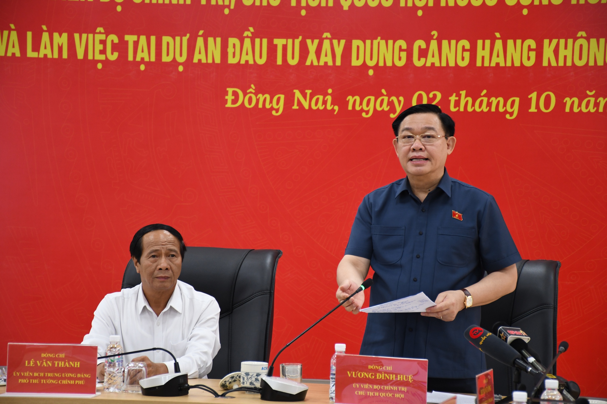 Chủ tịch Quốc hội vừa ra yêu cầu quan trọng về sân bay Long Thành - Ảnh 1.