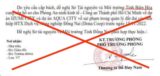 Ban Giám đốc Công an TP HCM yêu cầu xác minh văn bản giả mạo - Ảnh 1.