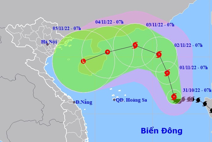 Bão số 7 giật cấp 12, có xu hướng mạnh lên - Ảnh 1. Bão số 7 giật cấp 12, có xu hướng mạnh lên - Ảnh 1.