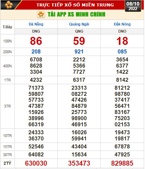 Kết quả xổ số ngày 8-10: TP HCM, Long An, Bình Phước, Hậu Giang, Đà Nẵng, Quảng Ngãi, Đắk Nông, Nam Định - Ảnh 3.