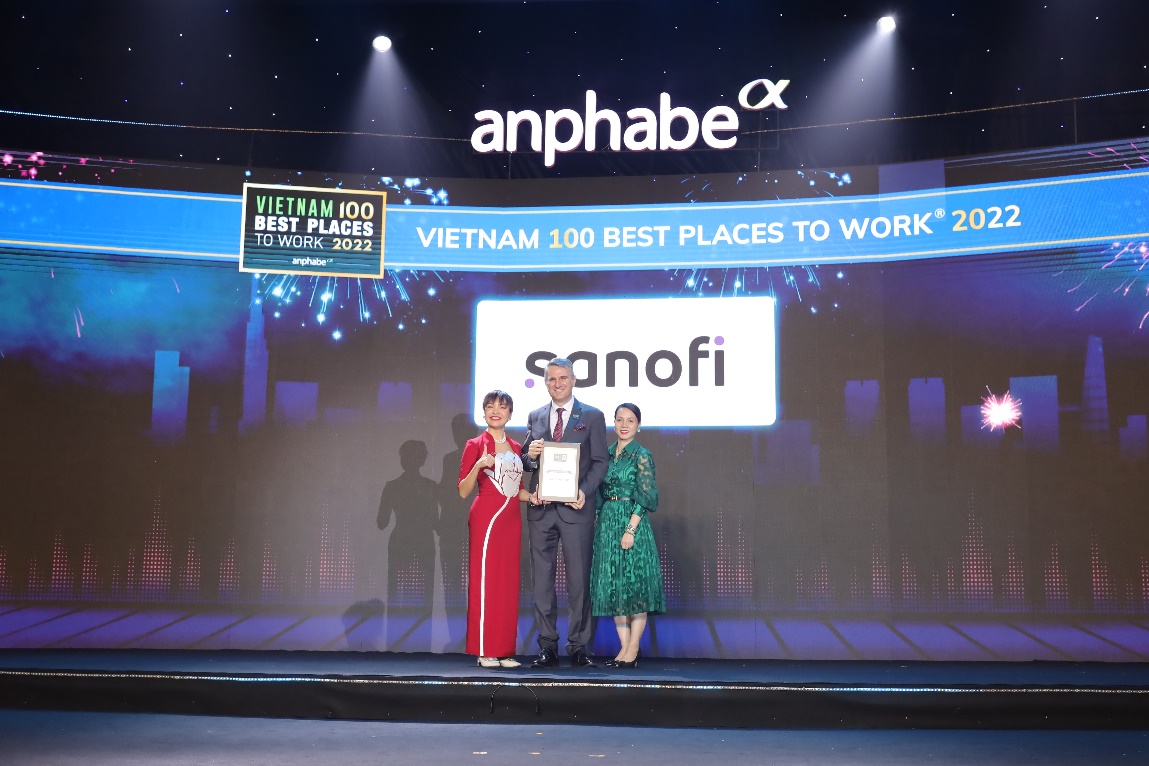 Sanofi giữ vị trí cao trong “Top 100 Nơi Làm Việc Tốt Nhất Việt Nam 2022”