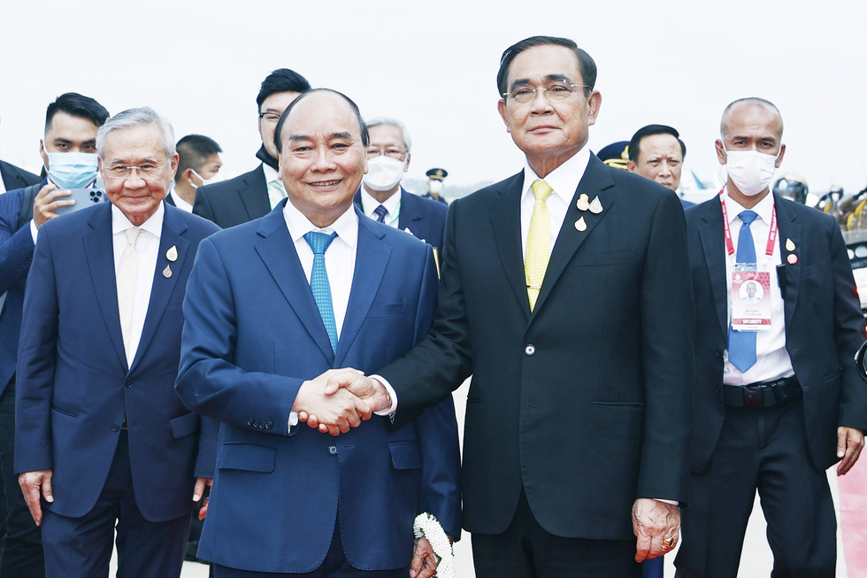Loạt đại bác chào mừng Chủ tịch nước Nguyễn Xuân Phúc thăm chính thức Thái Lan - Ảnh 5.