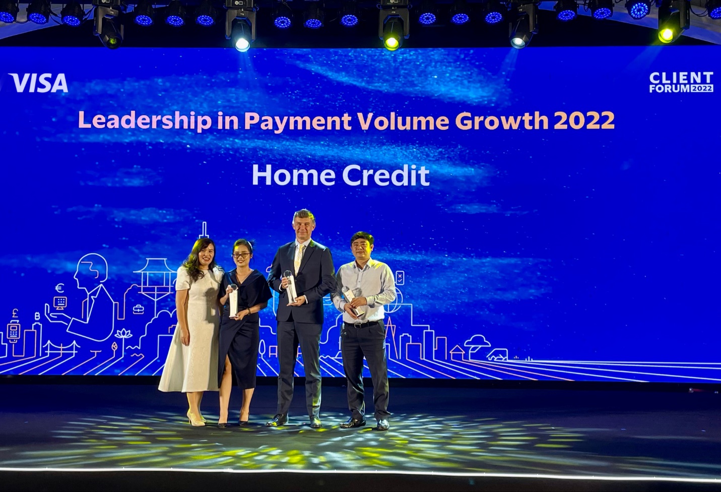 Home Credit giành được giải thưởng Visa Award năm thứ ba liên tiếp